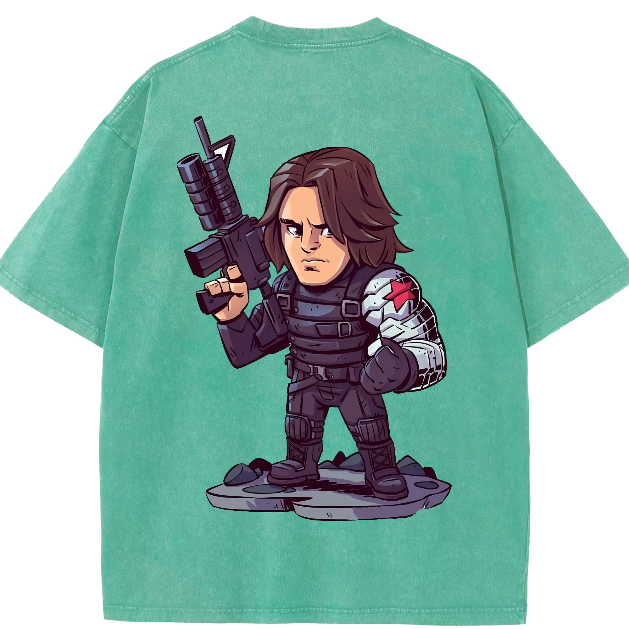 （画像用） アベンジャーズ The Avengers 綿100% ヴィンテージ風 半袖Tシャツ（背面プリント）